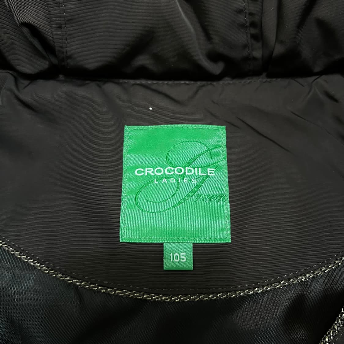 크로커다일 레이디 여성 덕다운 후드 롱패딩 점퍼 [브라운] XL/105 상품이미지4