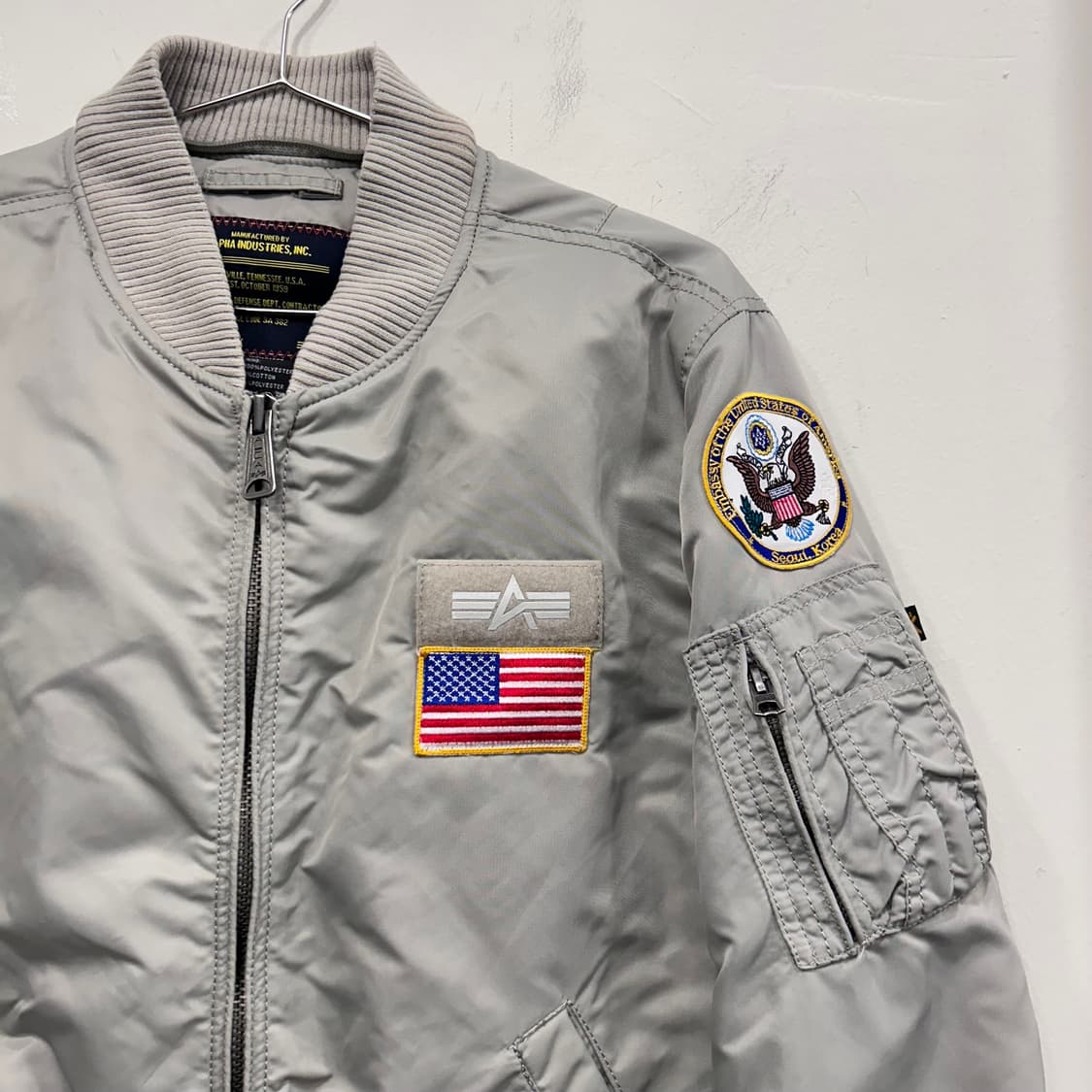 알파인더스트리 아메리칸 패치 ma-1 항공점퍼 상품이미지1