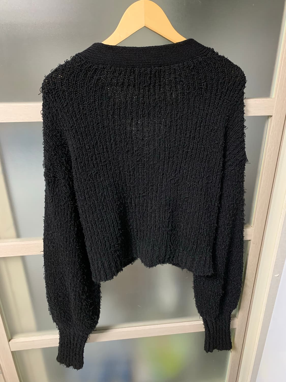 쉬이즈큐트 플러피 가디건 블랙 상품이미지6