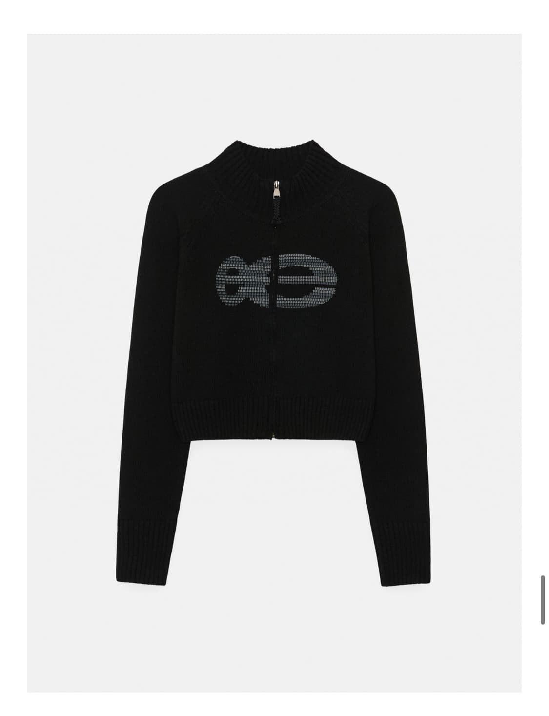 엔조 블루스 니들 로고 하이넥 집업 (Black) 상품이미지4