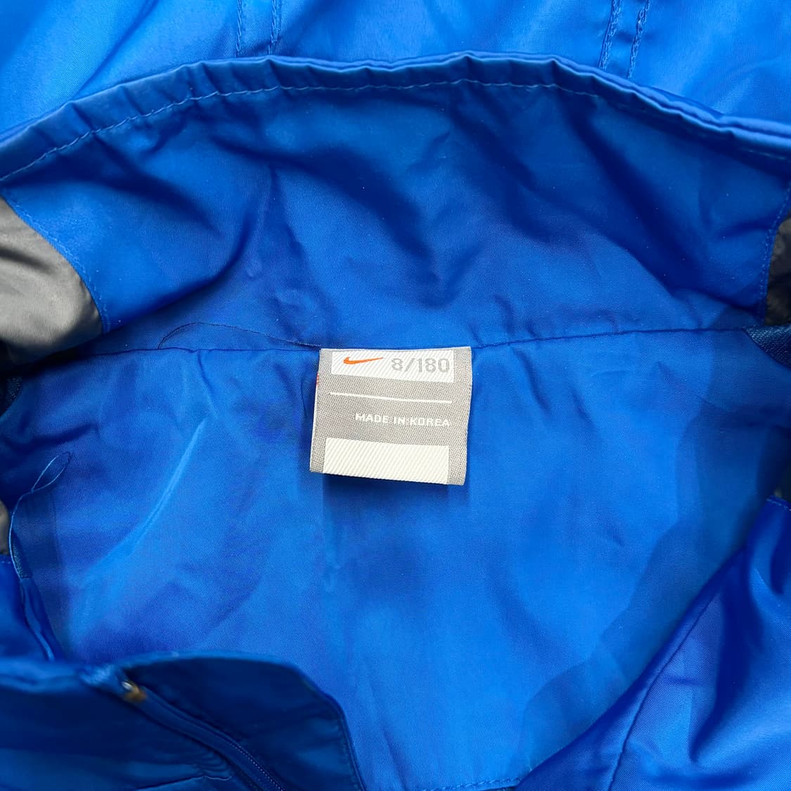 (L) 00s 나이키 스우시 배색 후드 바람막이 자켓 상품이미지5