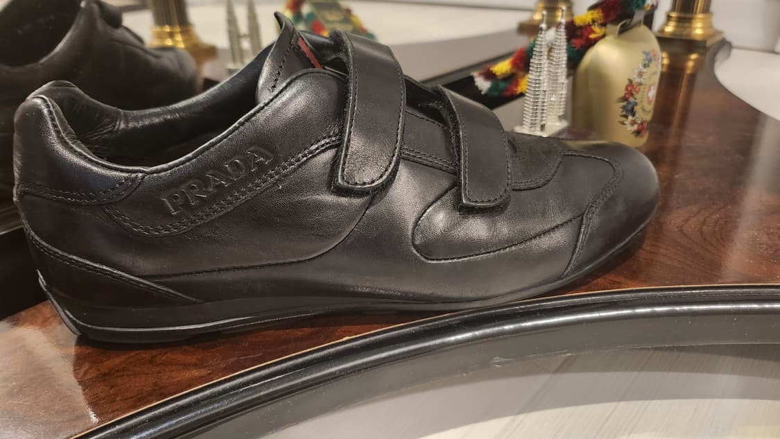 프라다 블랙 벨크로 스니커즈 36.5 상품이미지8