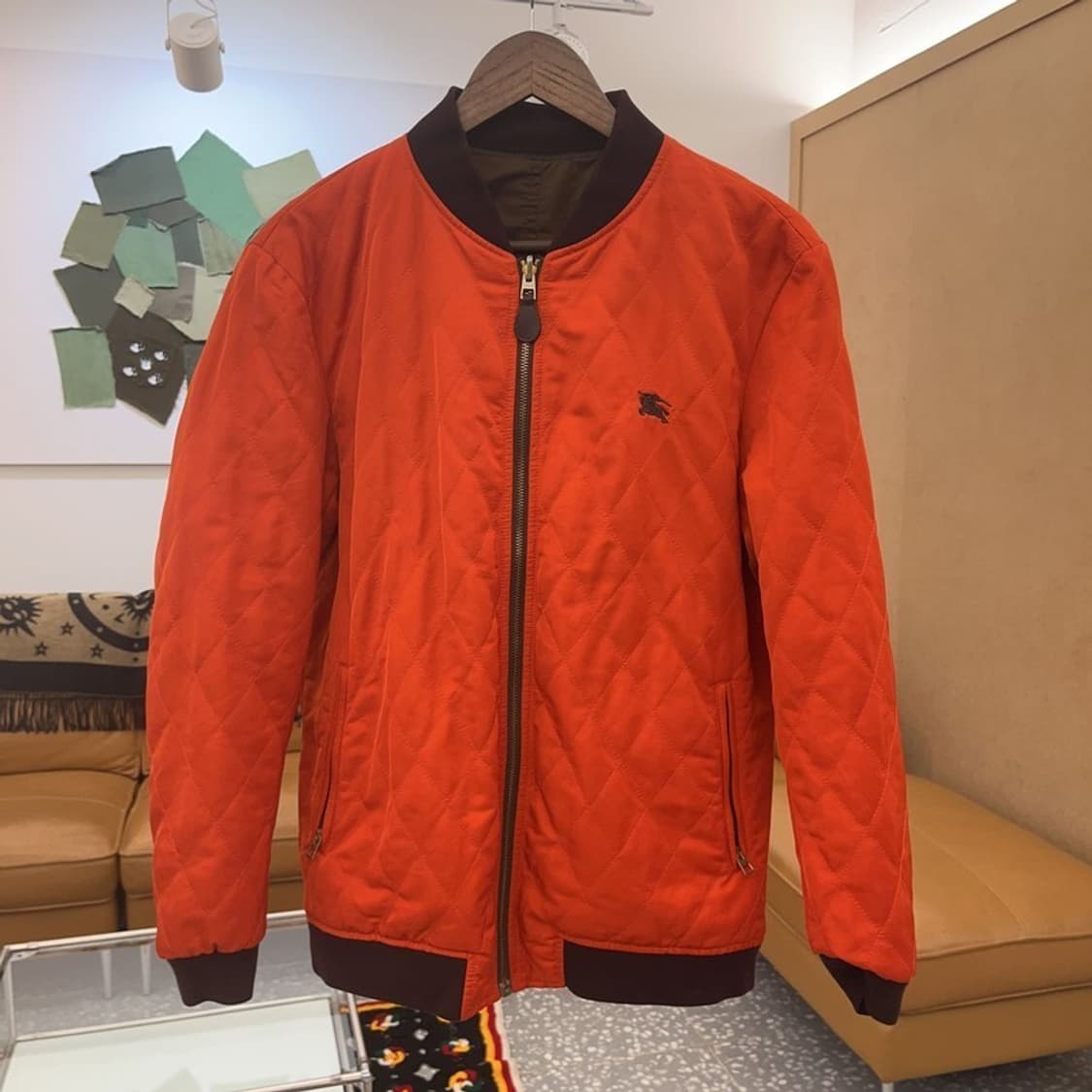 버버리 올드스쿨 리버시블 양면자켓 블루종 95 C06475 상품이미지5