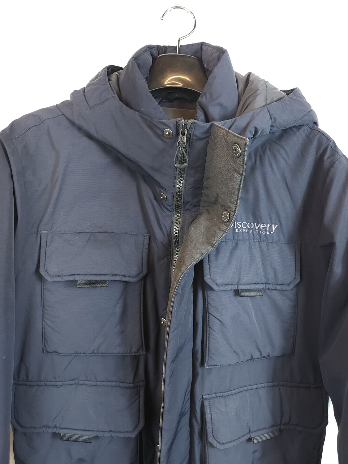 디스커버리 포켓 프리미엄다운패딩 네이비 100 L 상품이미지6