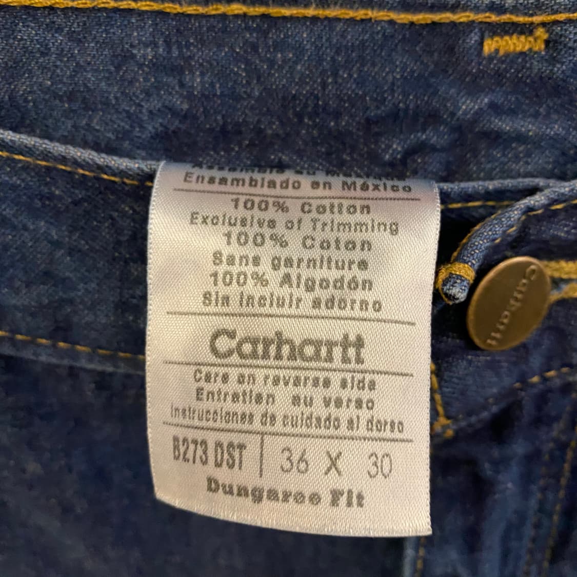 새상품)USA 칼하트 정품 워크 더블니 팬츠 상품이미지8