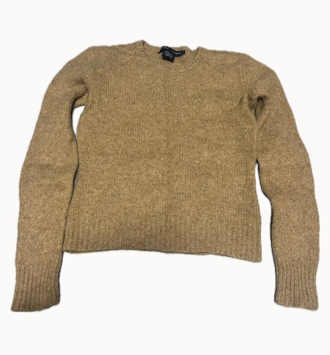 빈티지 폴로 라떼 갸루 니트 상품이미지1