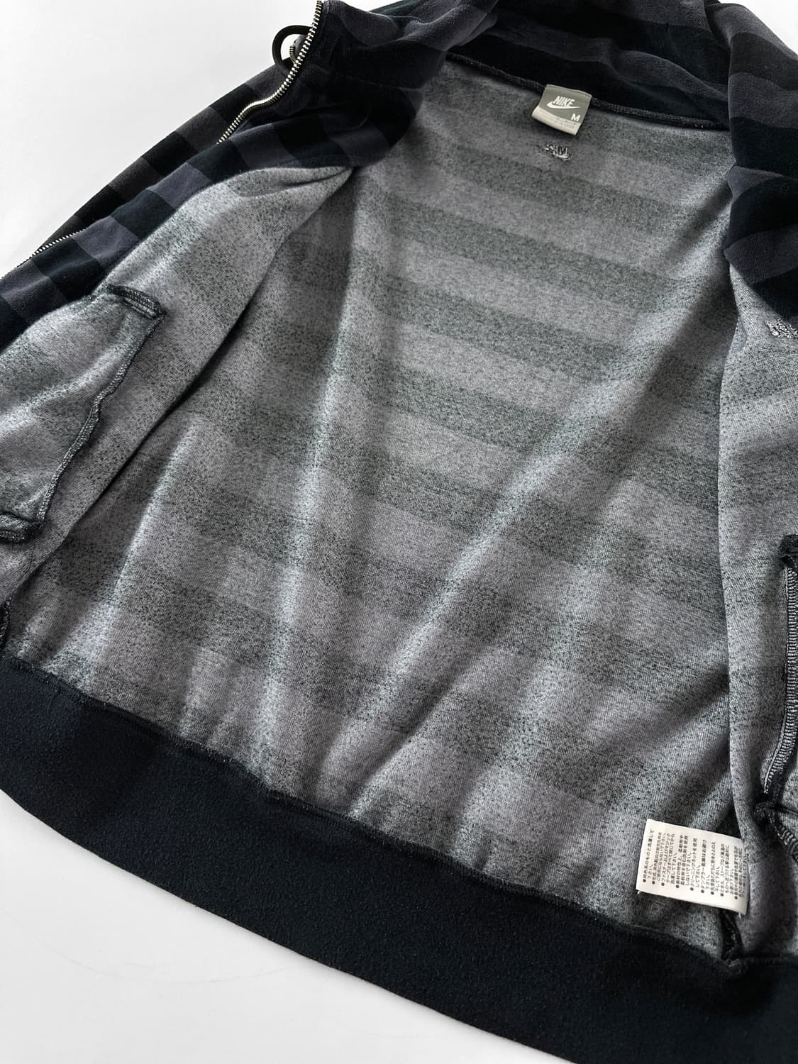 00s 나이키 벨로어 스트라이프 카울 넥 집업 상품이미지8