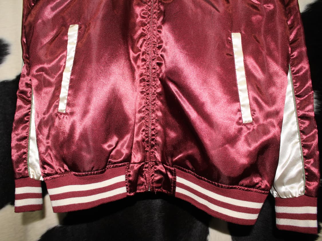 一心如鏡 Oriental Koi Embroidery Sukajan 상품이미지4