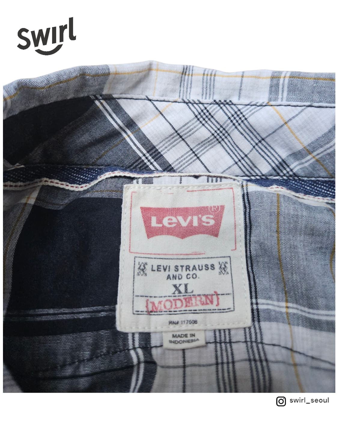 Levis 00's blank tab western shirts 상품이미지5