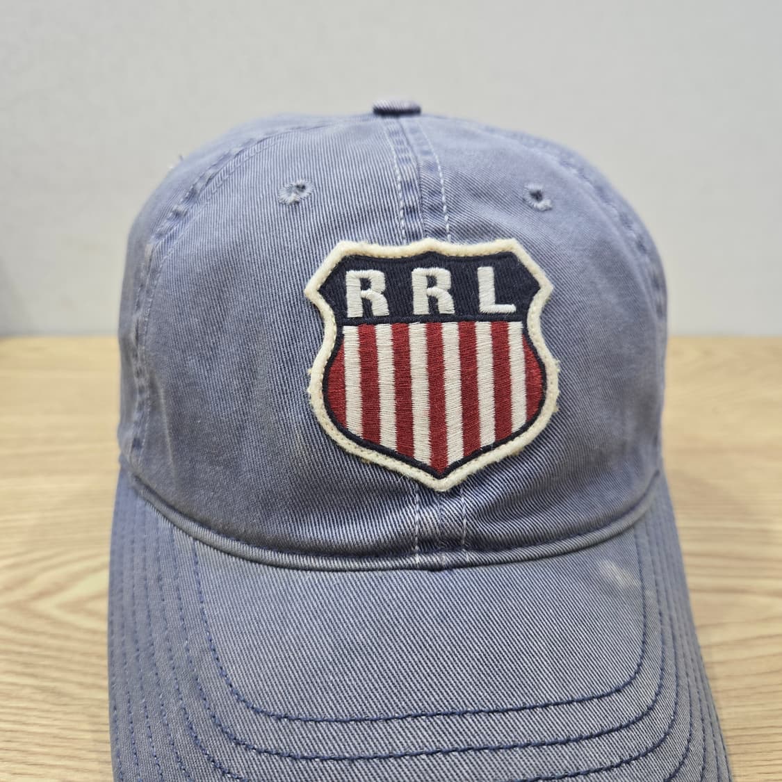 OS RRL 더블알엘 방패캡 블루 상품이미지5