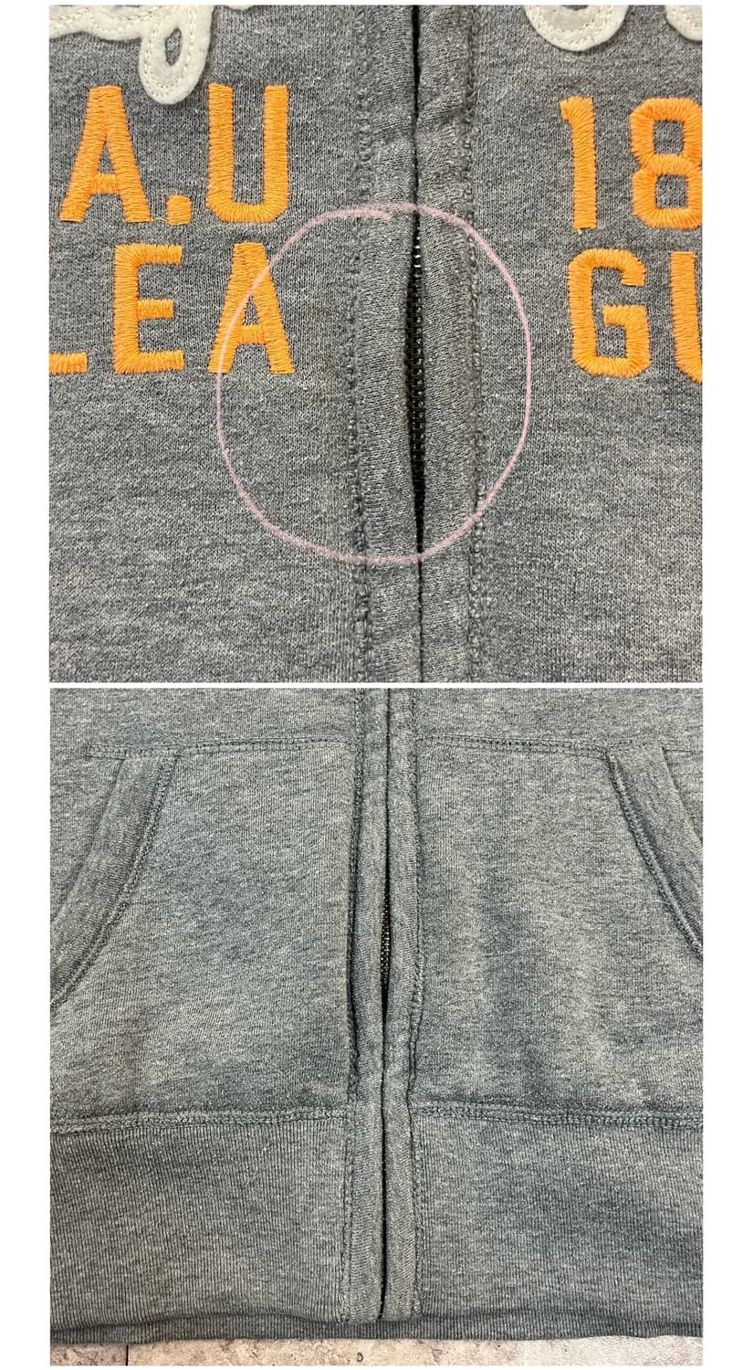 후아유 양털 후드집업 그레이 M #csz3946 상품이미지7