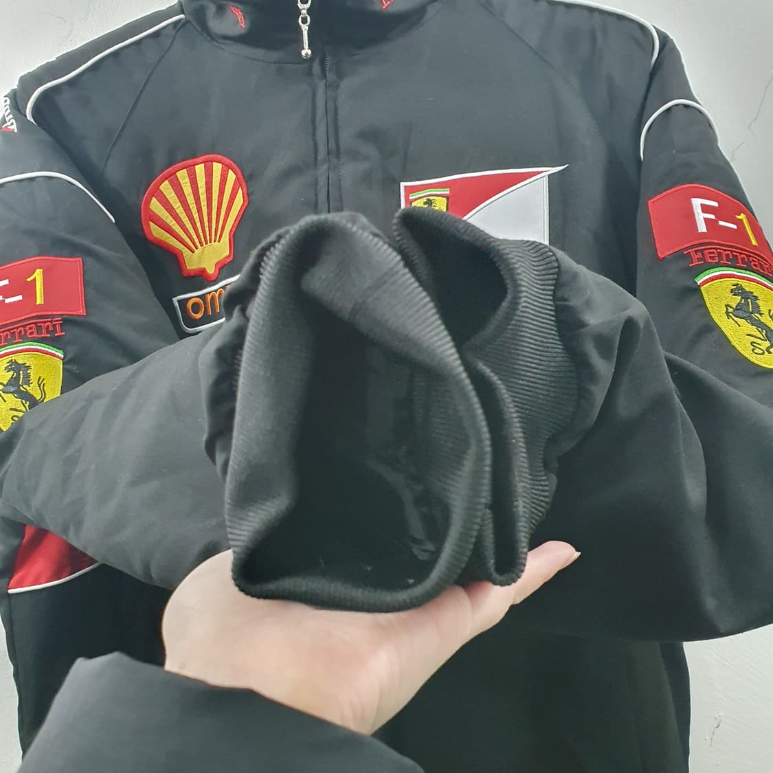 2XL 페라리 남성 누빔 라이더 점퍼 레이싱 자켓 상품이미지6