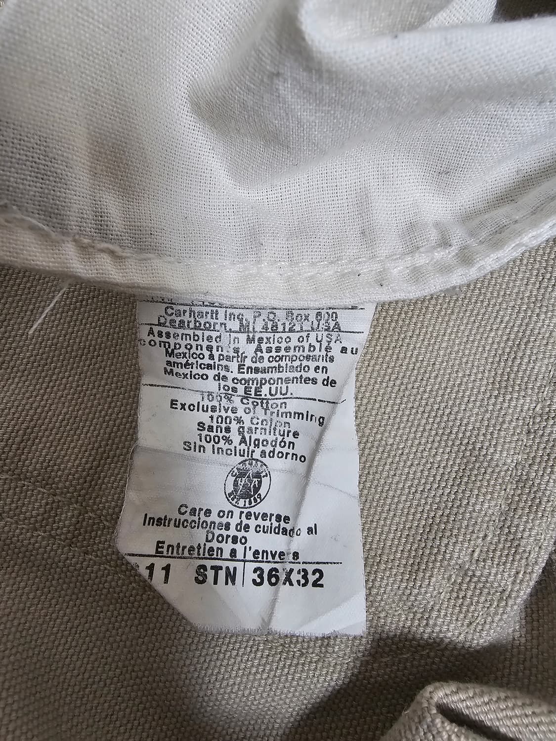 칼하트 카펜터 워크팬츠 36 상품이미지3