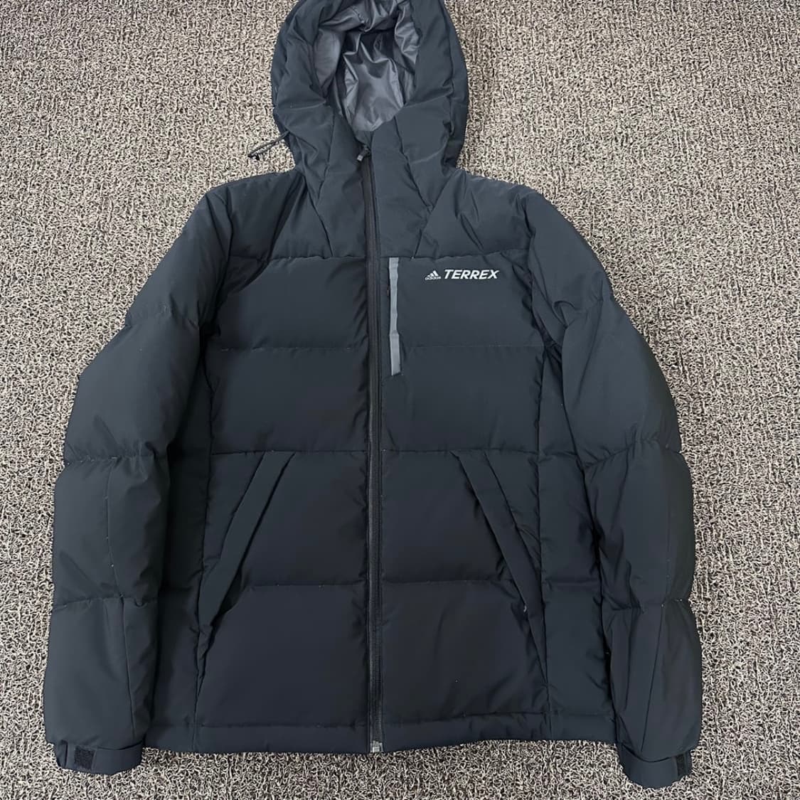 아디다스 오리털 덕다운 후드 패딩 블랙 S 상품이미지1