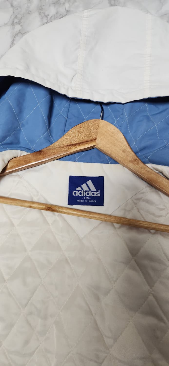 대장 아디다스 삼선 흰하 바람막이 오버핏 점퍼 후드 자켓 상품이미지8