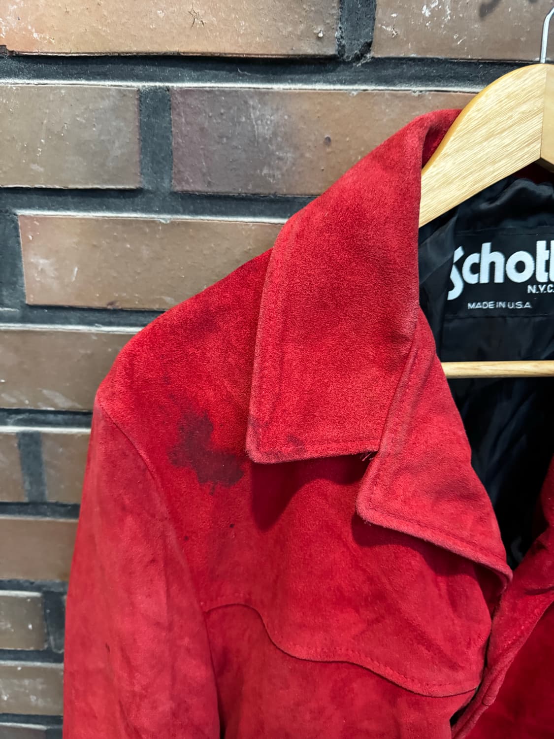 80‘s Schott suede jacket  상품이미지9