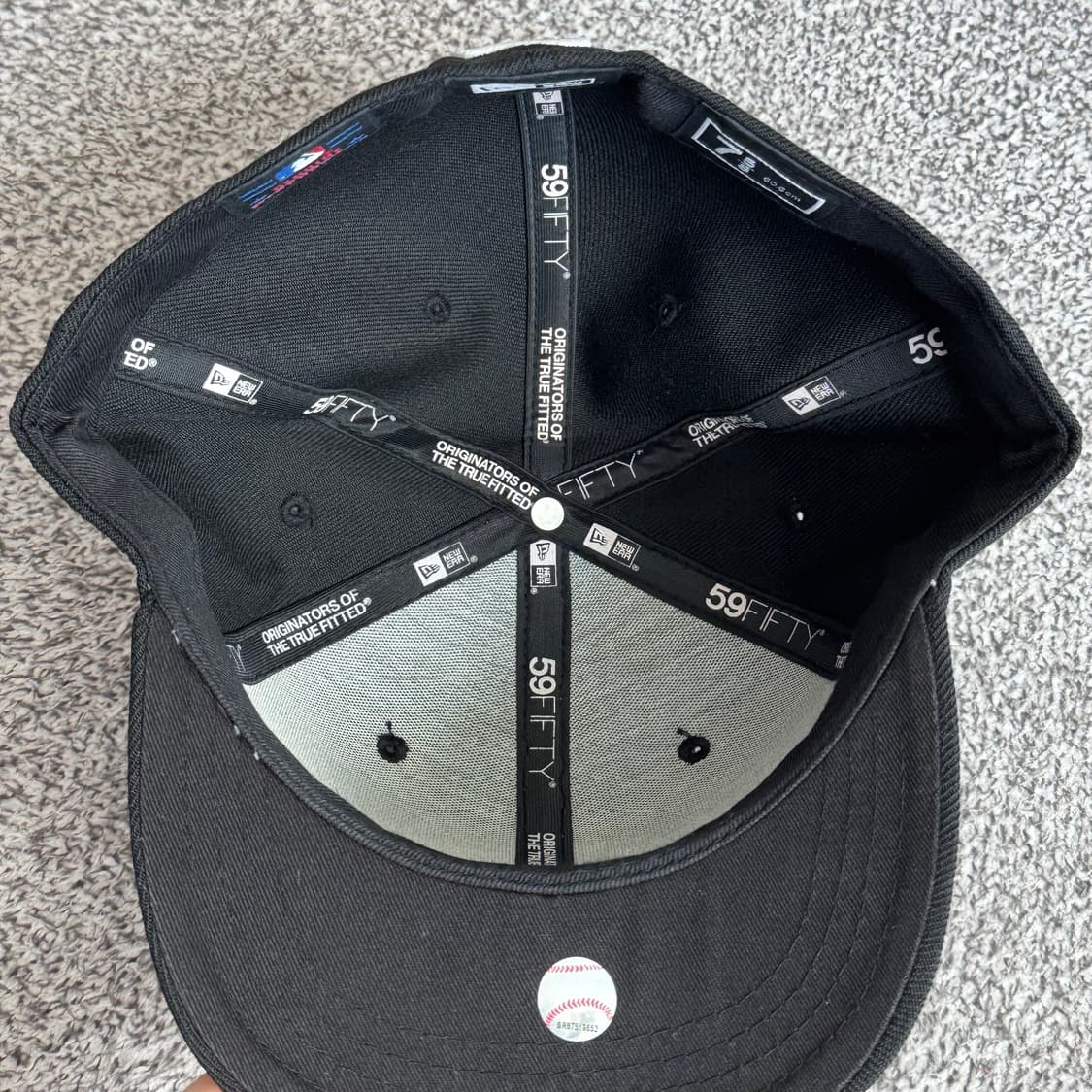 [75/8] 뉴에라 5950 숏 바이저 뉴욕양키스 상품이미지6