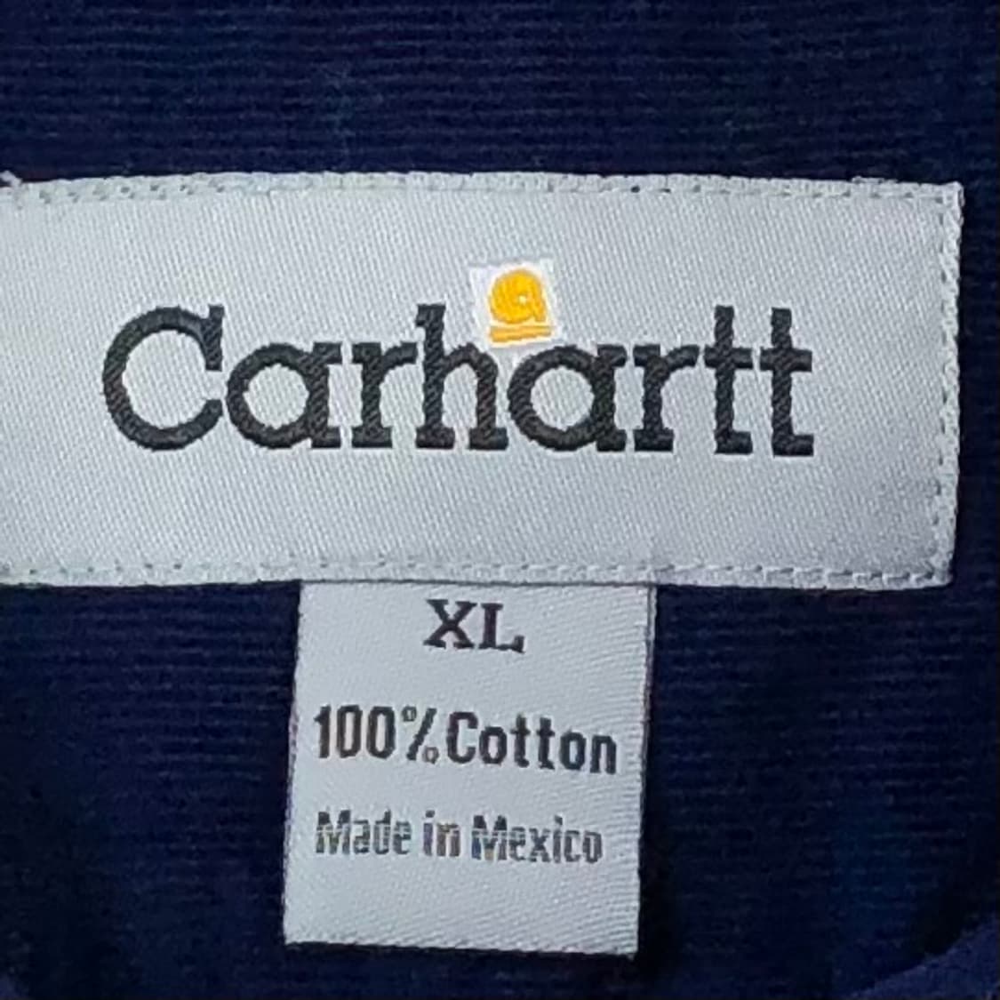 Xxl 칼하트 네이비 코듀로이 셔츠 상품이미지3