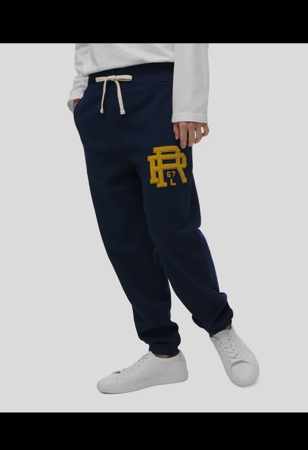 폴로 랄프로렌 에슬레틱 플리스 조거 팬츠 네이비 L 상품이미지1