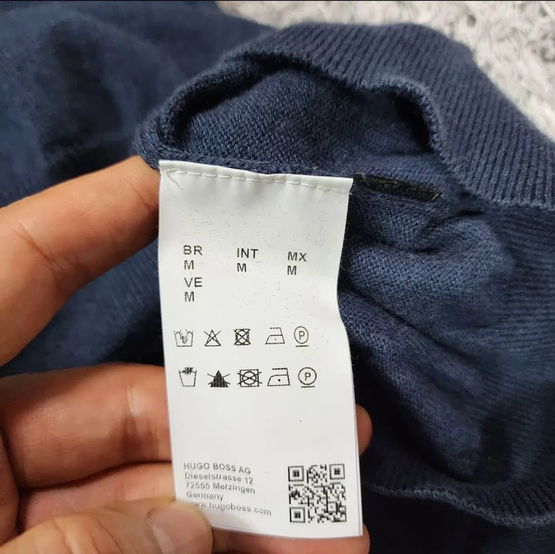 보스  라운드 니트 티셔츠 M 상품이미지7