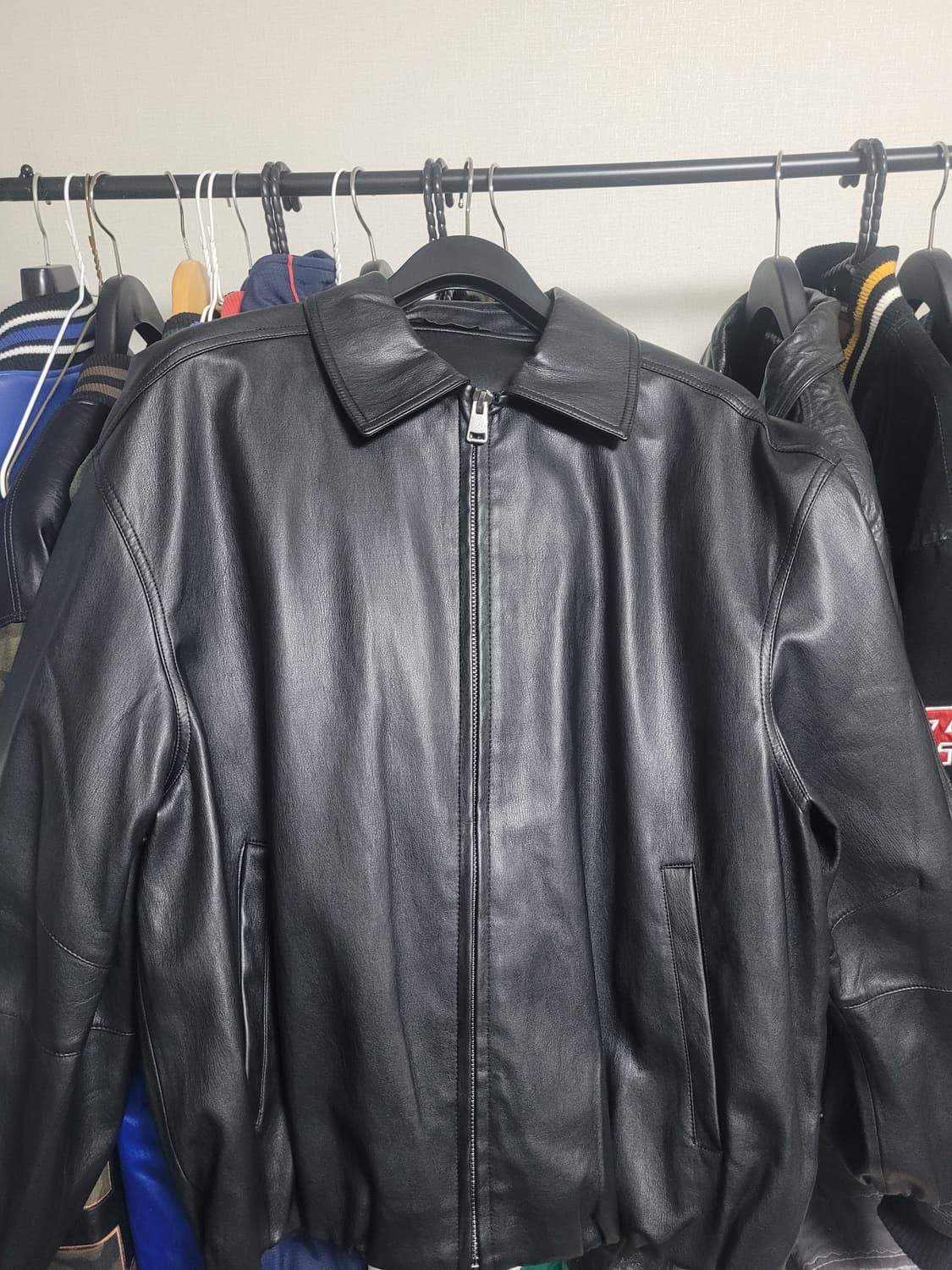 자라 가죽자켓 상품이미지1