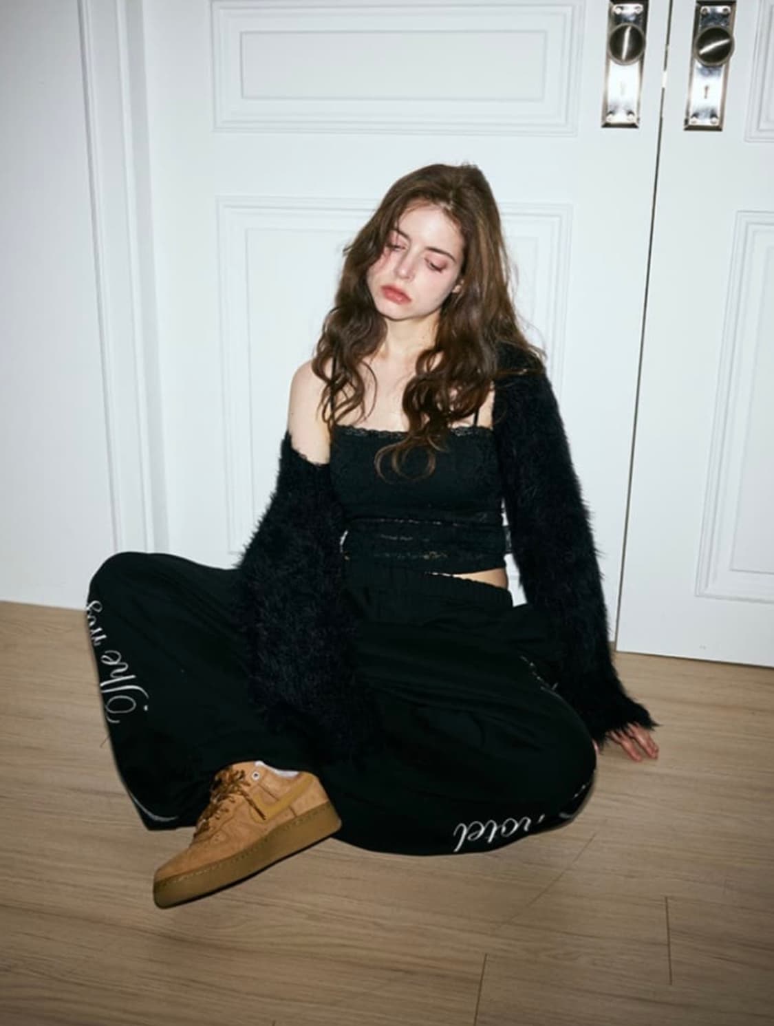 더미스테리어스호텔 퍼 볼레로 가디건 상품이미지1