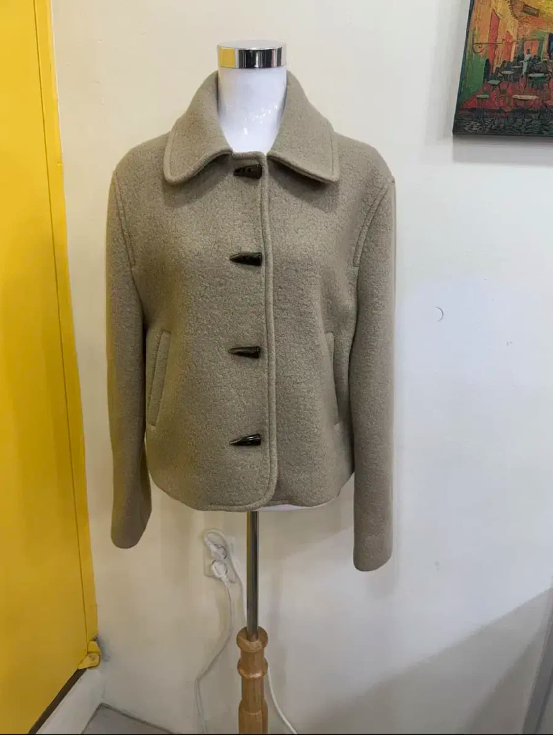 URAGO 유라고 21년 울70 부클 숏코트 상품이미지2