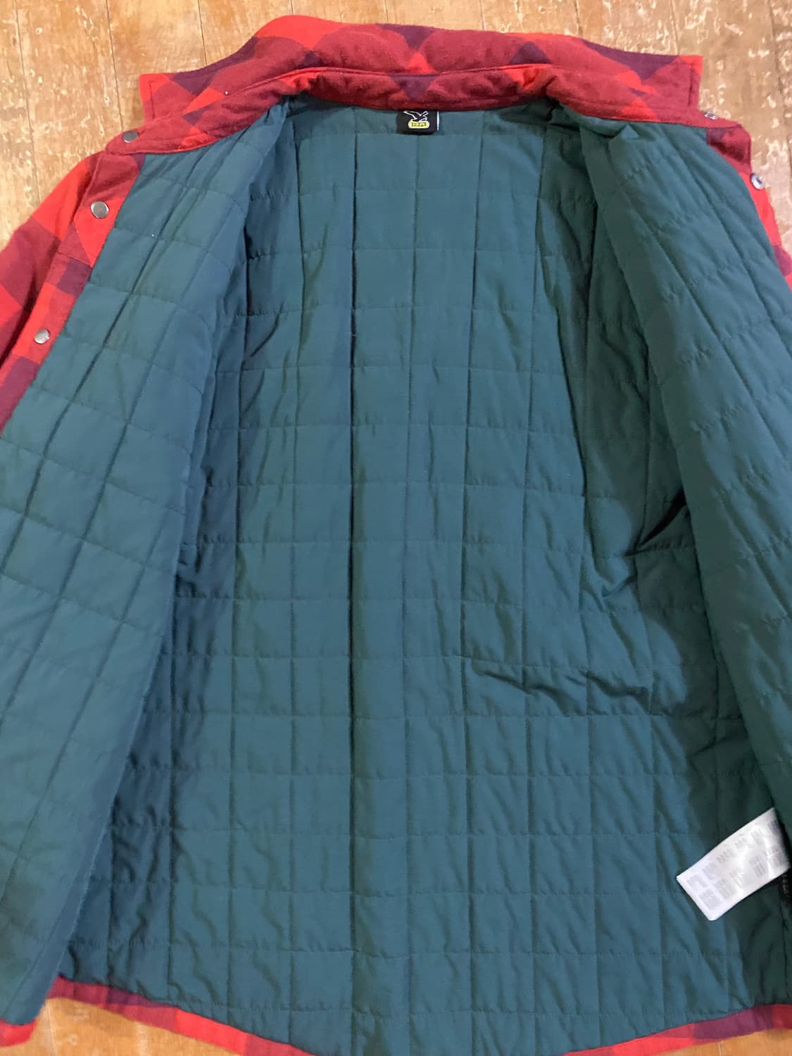 Salewa 누빔 레드 체크 셔츠 남방 ( 105 ) 상품이미지7