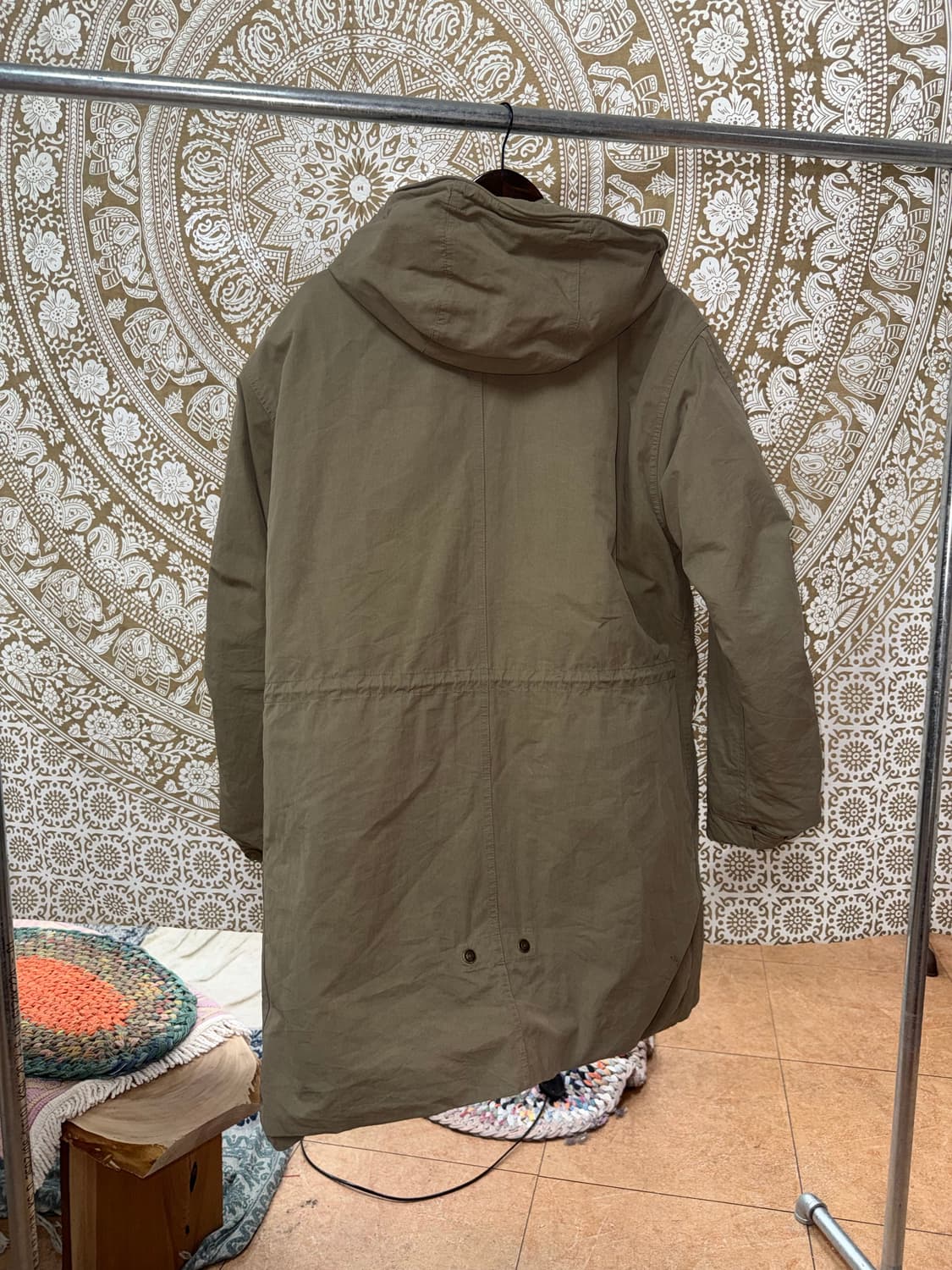 프리즘웍스 누빔 패디드 피쉬테일 야상 점퍼  상품이미지6