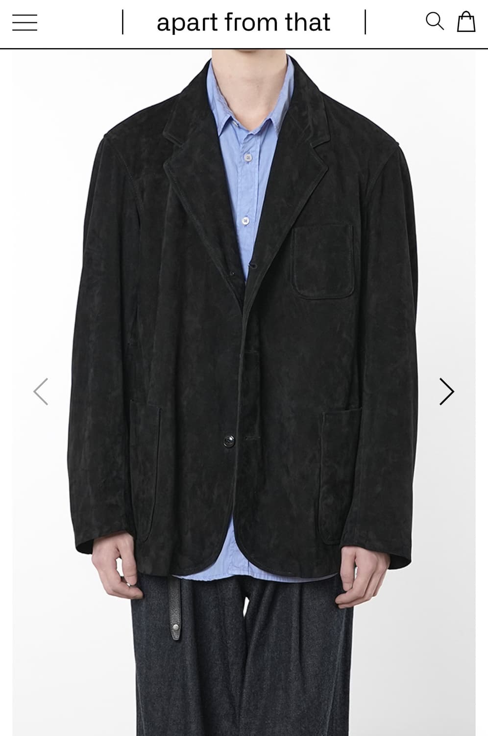 고트 스킨 레더 스포츠 자켓 M size 상품이미지1