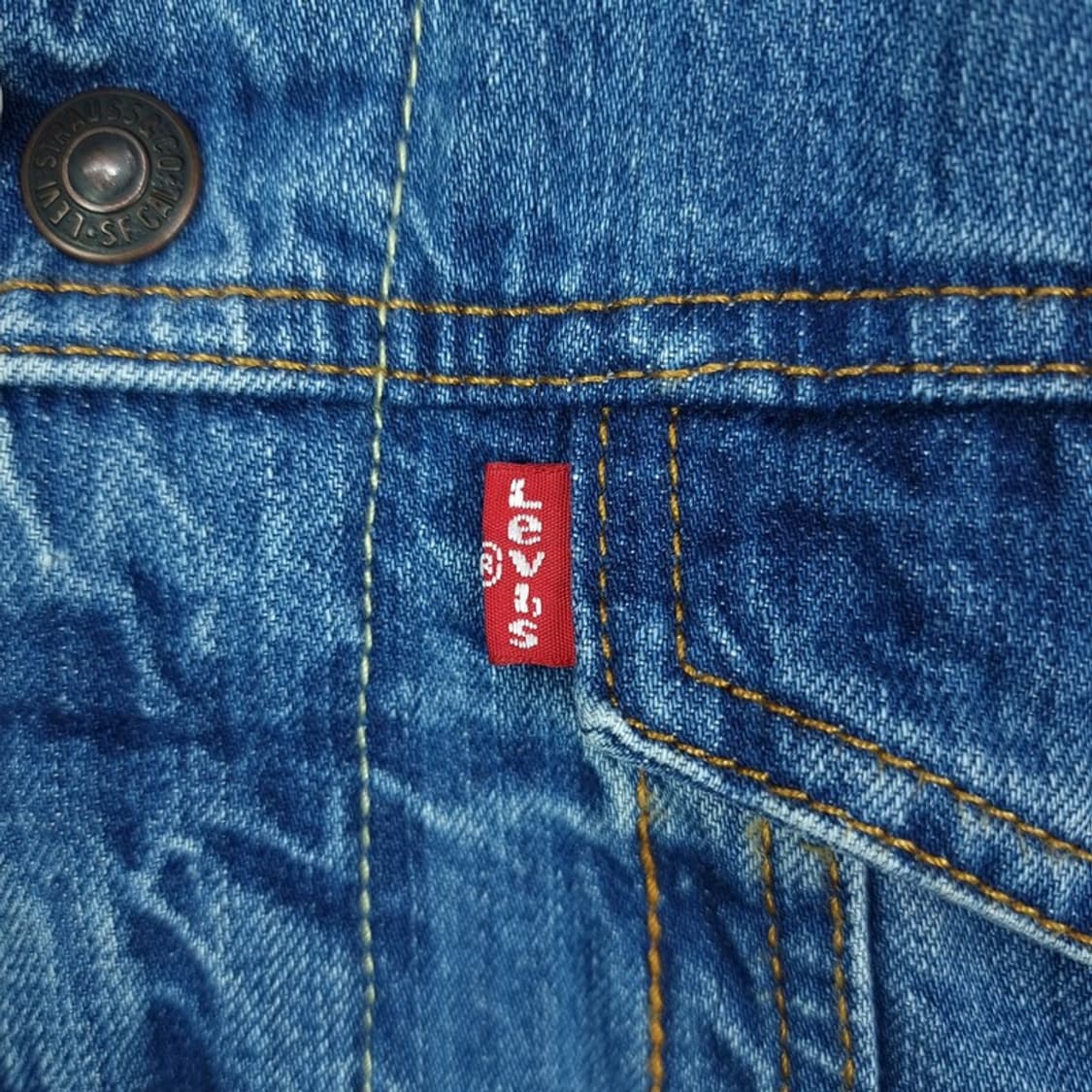 리바이스 안감 뽀글이 쉐르파 데님 자켓 청자켓 M16610 상품이미지7