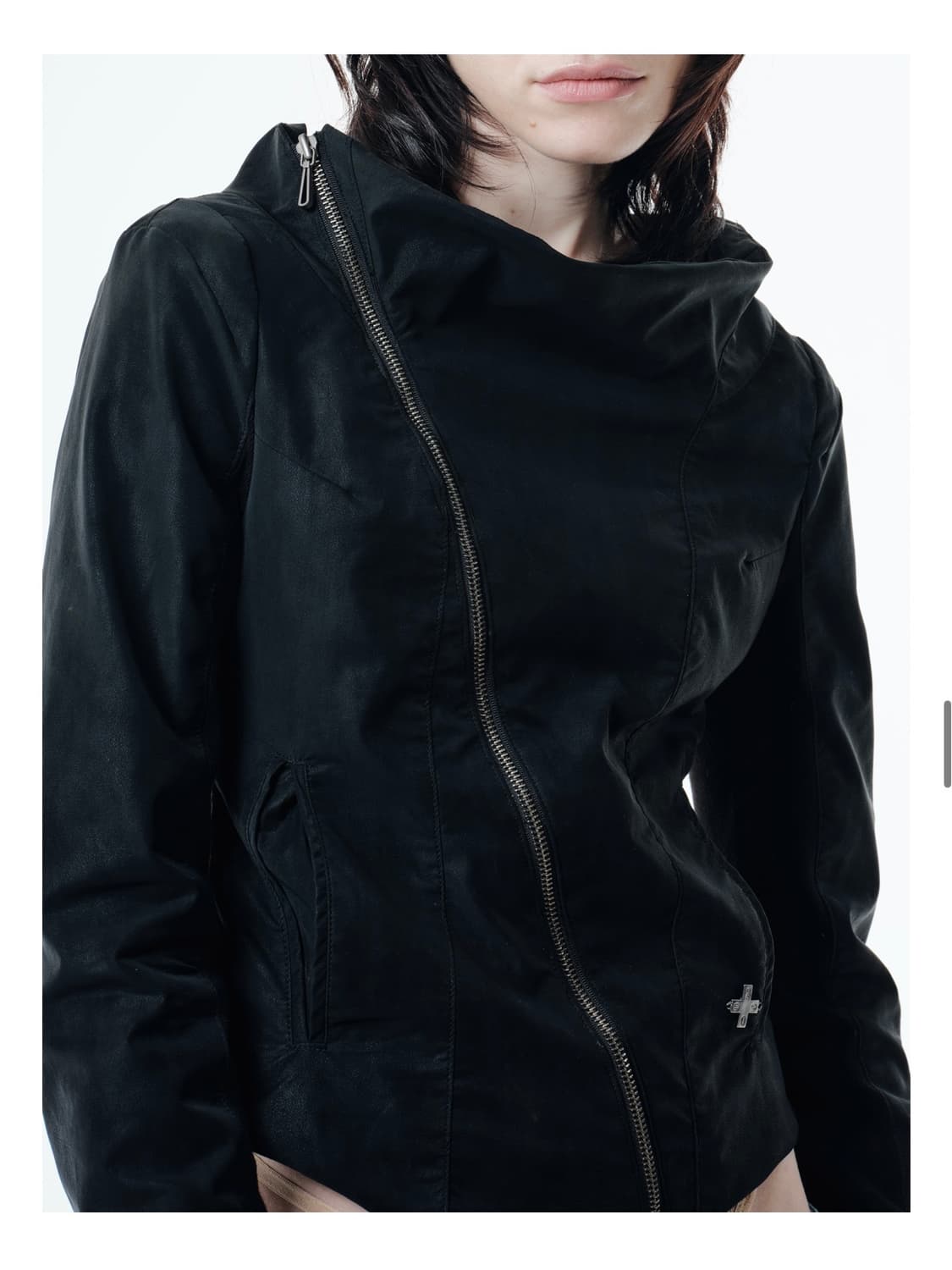 KAEL DRAPED JACKET (BLACK) 상품이미지5