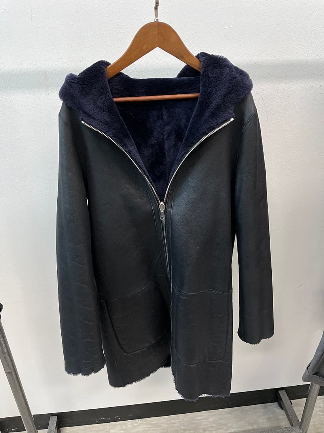 여) 산드로 리버시블 무스탕 상품이미지8