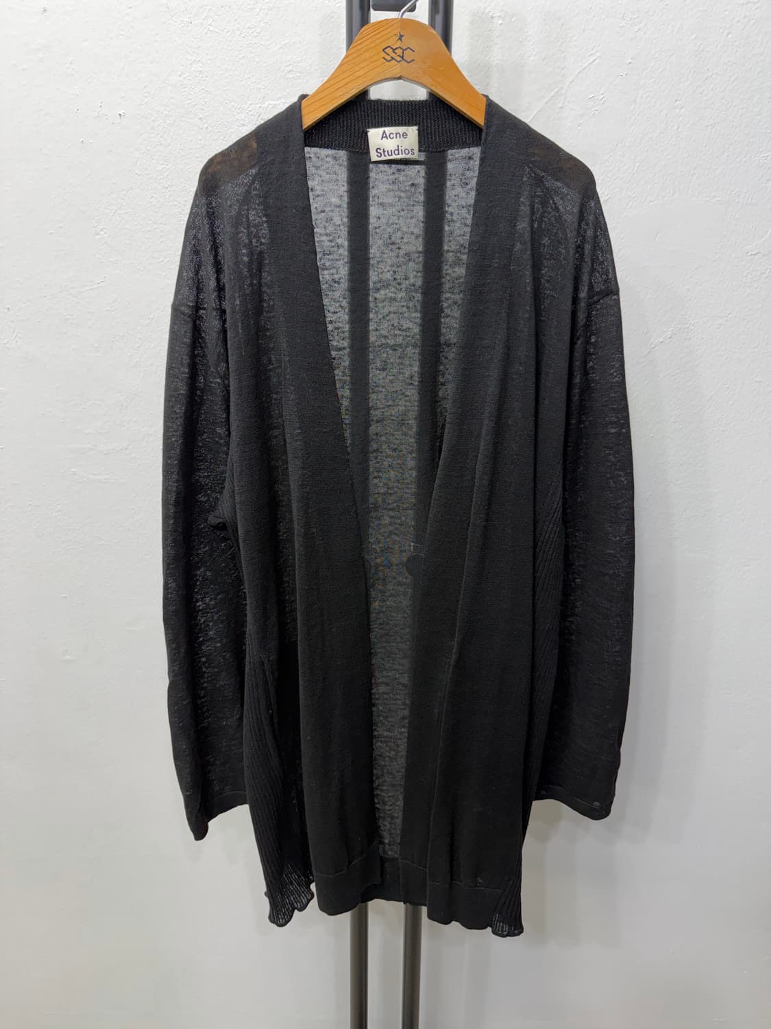 매장판정품) 아크네스튜디오 여성 블랙 가디건 M 상품이미지1