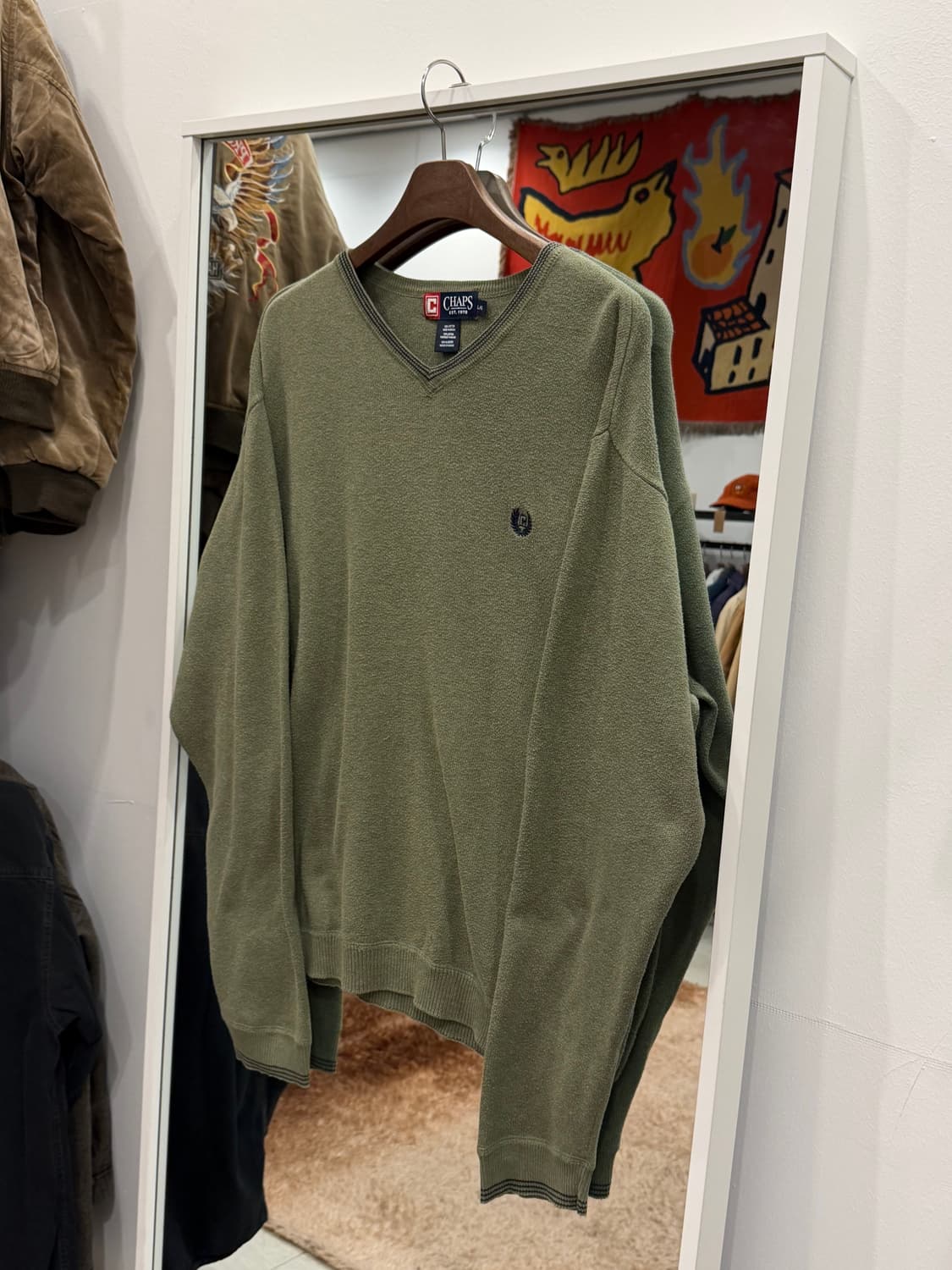 Chaps ralph lauren 챕스 랄프로렌 브이넥 니트 상품이미지1