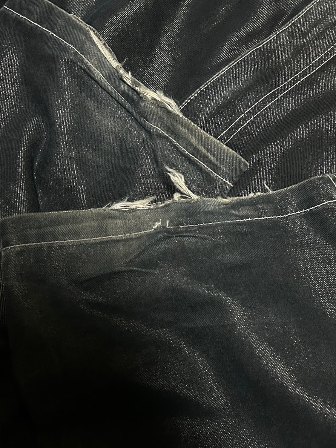 *rare* 1990s 펠레펠레 포켓 와이드 데님 힙합팬츠 상품이미지6