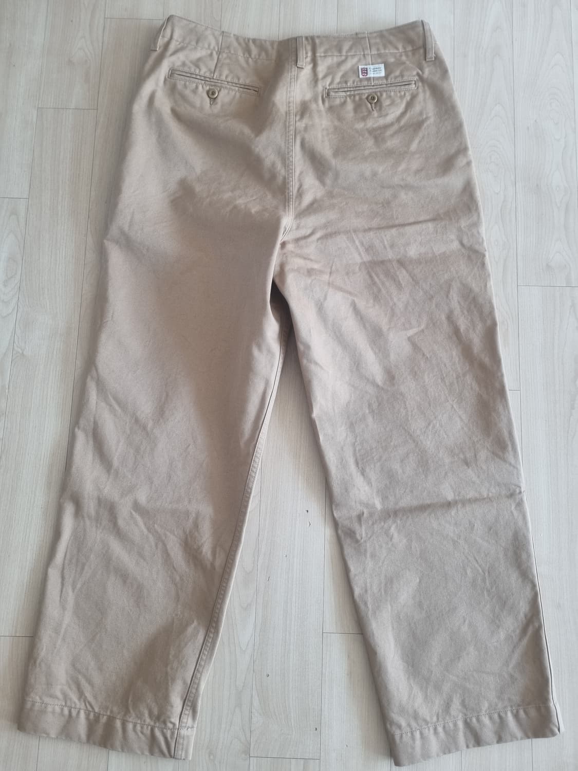 건지울른스 1940 오피서 치노 팬츠 카키 34사이즈 상품이미지4