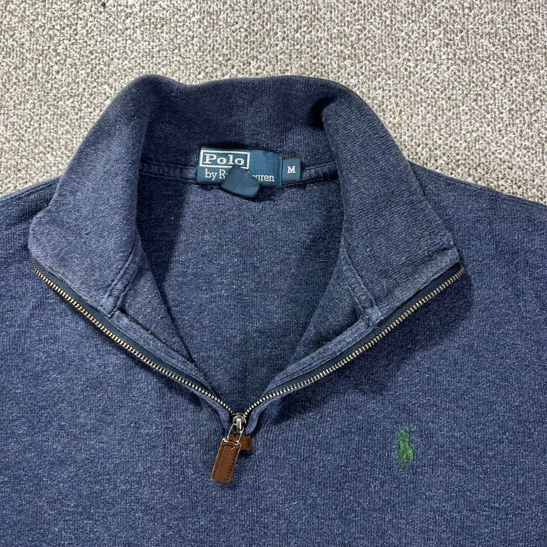 폴로 하프집업 니트 상품이미지4