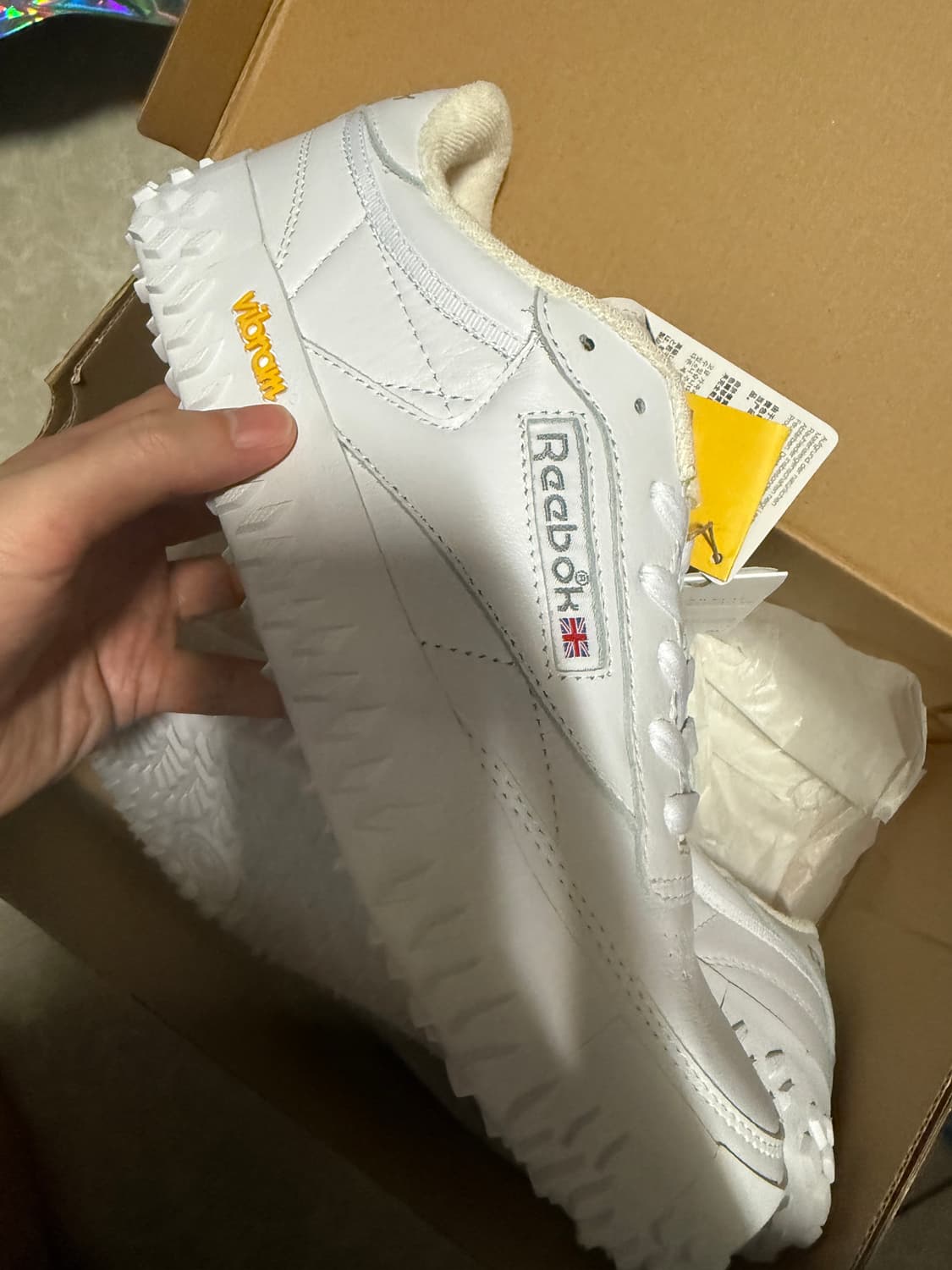 270사이즈 리복 클럽 C 비브람 화이트 상품이미지1