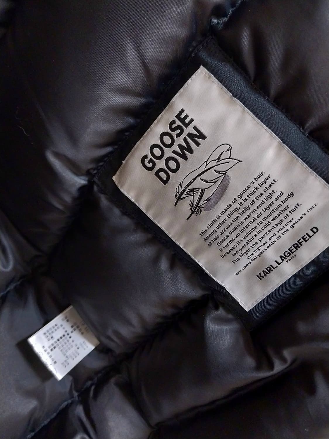 칼라거펠트 구스다운 폭스퍼 패딩 상품이미지7