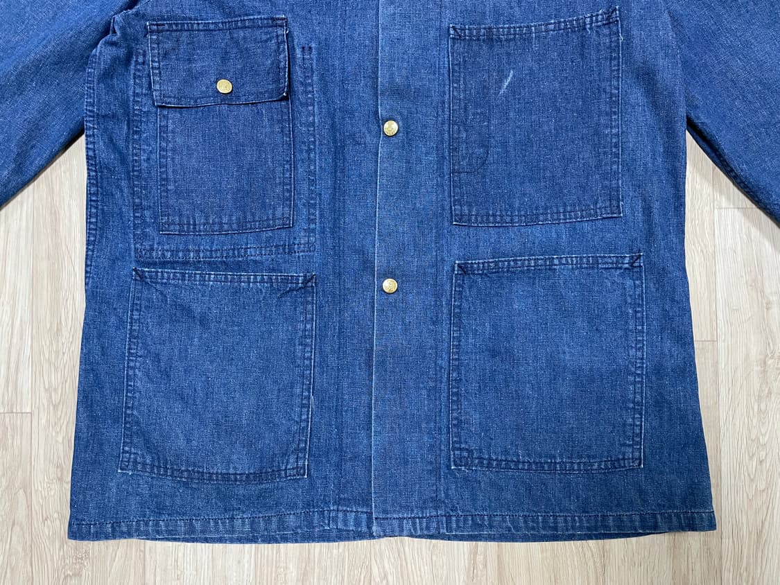 100~105) RRL원판 60's 카터스 코듀로이카라 데님 커버올 상품이미지8