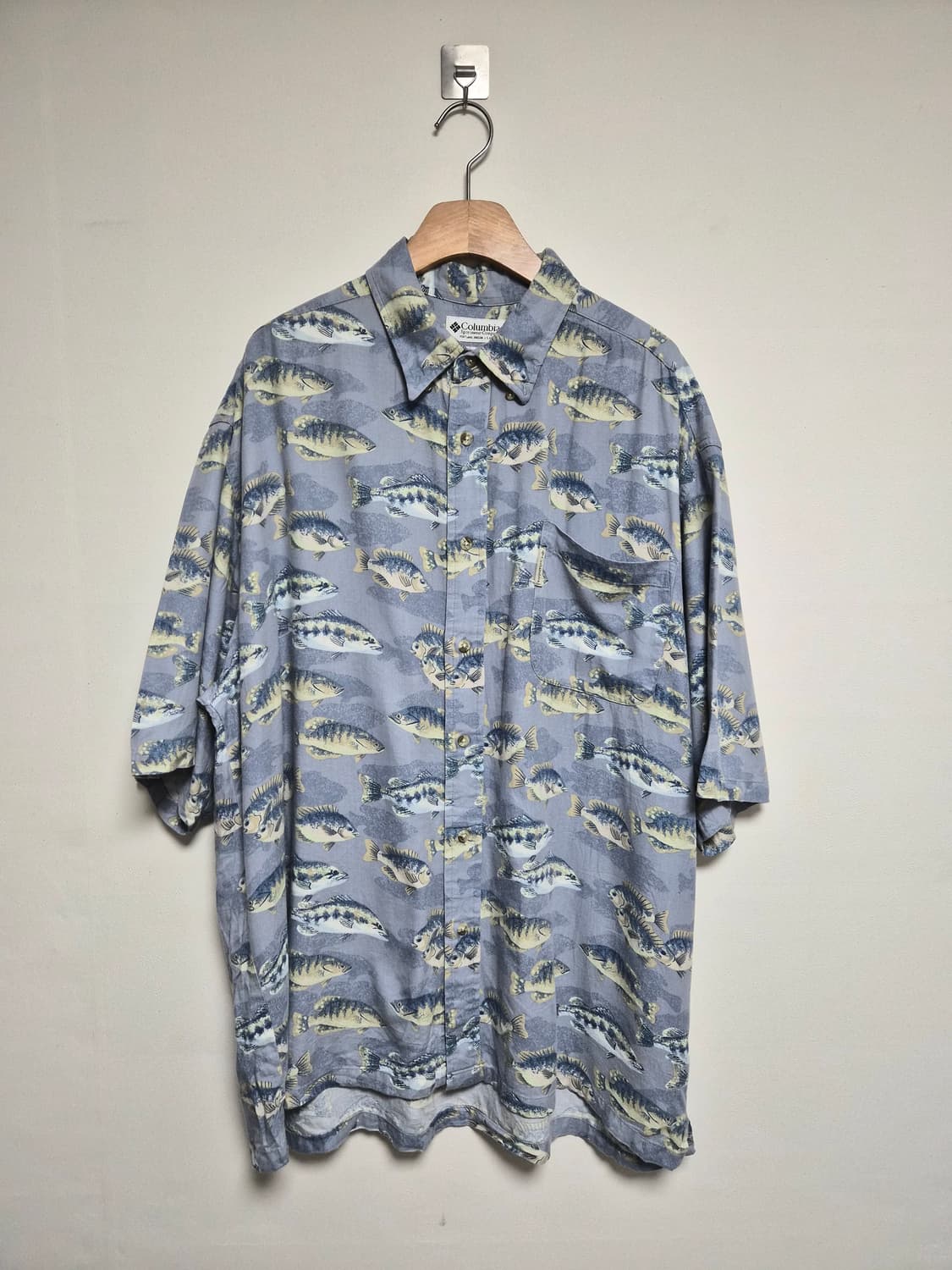 콜롬비아Columbia 피시 반팔 셔츠 XL사이즈 - S306 상품이미지1