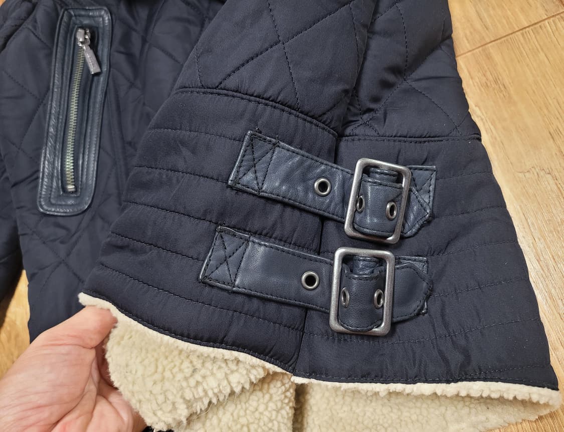 바버(Barbour) 양털안감 퀼트 폴라 라이더자켓 55 상품이미지7