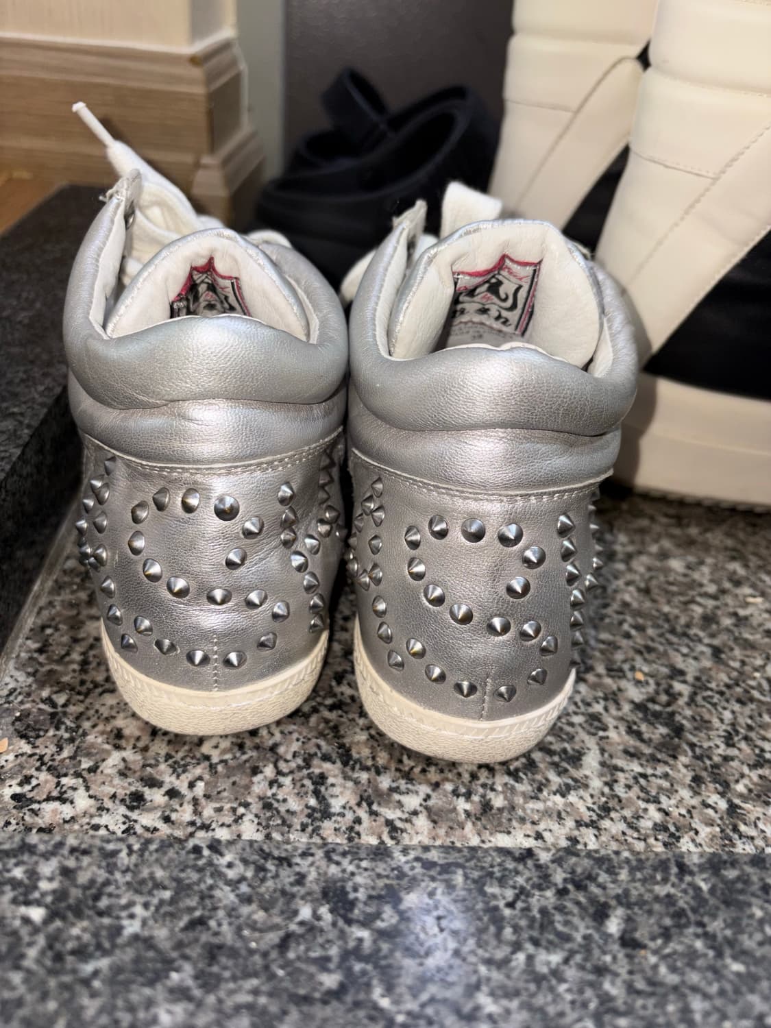 ASH 아쉬 애쉬 스터드 실버 하이탑 상품이미지4