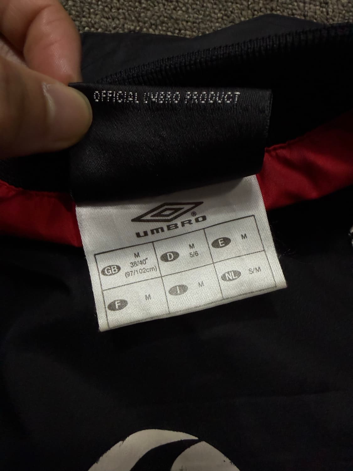 Umbro 엄브로 00-01 맨체스터 유나이티드 보다폰 웜업 상품이미지6