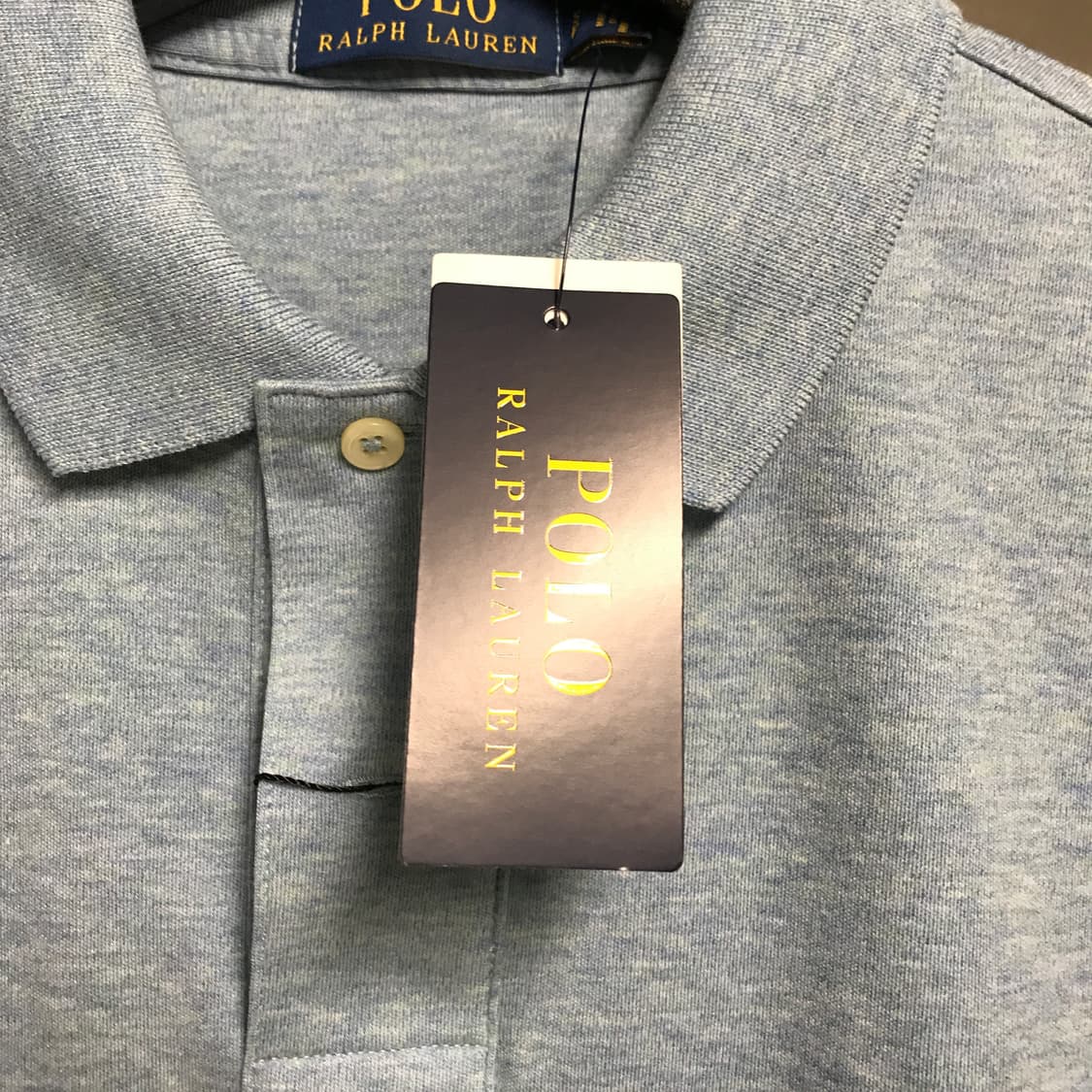 폴로 랄프로렌 PK 반팔 카라티 스카이블루 S 상품이미지5