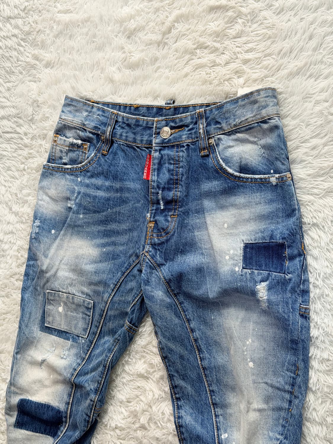 디스퀘어드2 남성 데미지 데님 46 (30~31inch) 상품이미지1