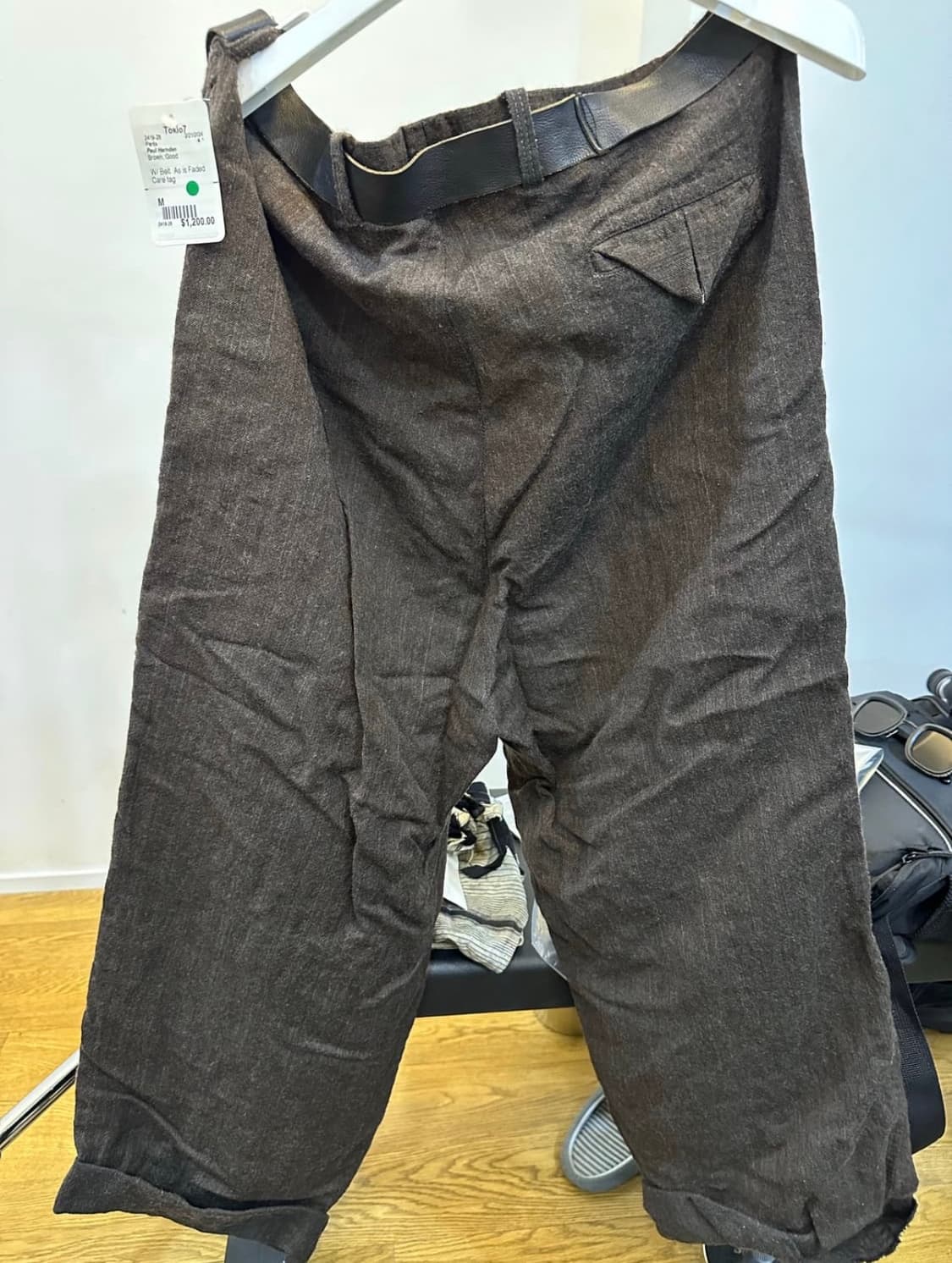 Paul harden 벨트 바지 M 상품이미지5