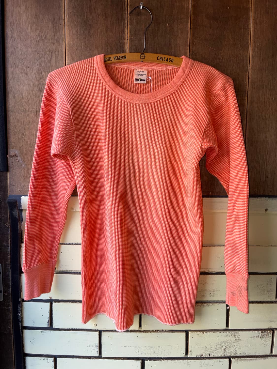 80’s Vintage Waffle Thermal Tee 상품이미지1