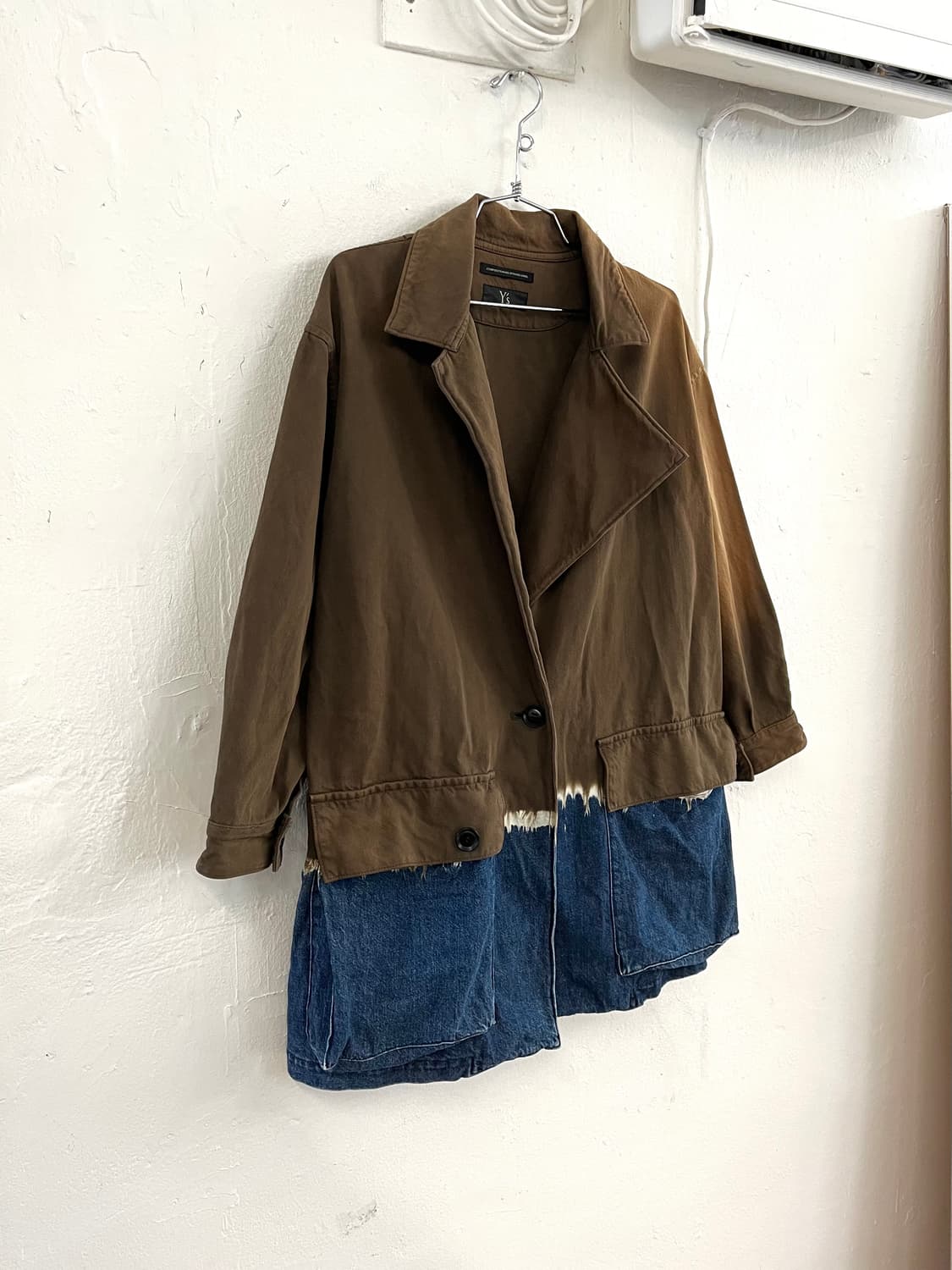 요지야마모토 페이드 블리치 자켓 상품이미지3